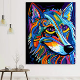 Paint by Numbers - Buy Wolf in the Style of Picasso | Beautiful painting for home